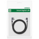 Ugreen 90° angled cable USB C - USB 2.0 480Mbps 3A 3m black (US176)