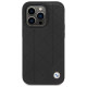 BMW Case BMW BMHCP14L22RQDK iPhone 14 Pro 6.1" black/black Leather Quilted