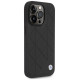 BMW Case BMW BMHCP14L22RQDK iPhone 14 Pro 6.1" black/black Leather Quilted