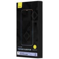 Baseus Full Screen Tempered Glass for iPhone 12 Pro Max with Speaker Cover 0.4mm + Mounting Kit
