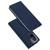 Dux Ducis Skin Pro Case For Xiaomi Redmi 11A / Poco C55 / Redmi 12C Cover Flip Card Wallet Stand Blue