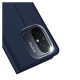 Dux Ducis Skin Pro Case For Xiaomi Redmi 11A / Poco C55 / Redmi 12C Cover Flip Card Wallet Stand Blue