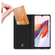 Dux Ducis Skin Pro Case For Xiaomi Redmi 11A / Poco C55 / Redmi 12C Flip Cover Card Wallet Stand Black