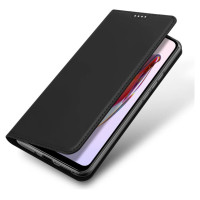 Dux Ducis Skin Pro Case For Xiaomi Redmi 11A / Poco C55 / Redmi 12C Flip Cover Card Wallet Stand Black