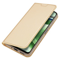 Dux Ducis Skin Pro Case for Xiaomi Redmi Note 12 Pro+ Flip Card Wallet Stand Gold