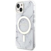Guess GUHMP14MPCUMAH iPhone 14 Plus 6.7" white/white hardcase Marble MagSafe