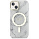 Guess GUHMP14MPCUMAH iPhone 14 Plus 6.7" white/white hardcase Marble MagSafe