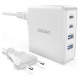 Dudao GaN 100W fast wall charger 2 x USB-C / 2 x USB Dudao A100EU - white