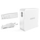 Dudao GaN 100W fast wall charger 2 x USB-C / 2 x USB Dudao A100EU - white
