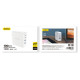 Dudao GaN 100W fast wall charger 2 x USB-C / 2 x USB Dudao A100EU - white