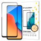 Wozinsky Durable Wozinsky Full Glue Full Screen Tempered Glass with Frame for Xiaomi Redmi 12 - Black