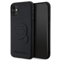 Karl Lagerfeld KLHCN613DRKNK iPhone 11 / Xr 6.1" black/black hardcase Rubber Karl Head 3D