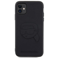 Karl Lagerfeld KLHCN613DRKNK iPhone 11 / Xr 6.1" black/black hardcase Rubber Karl Head 3D