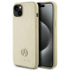Guess GUHCP15MPS4DGPD iPhone 15 Plus 6.7" gold/gold hardcase Strass Metal Logo