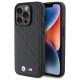 BMW Bi Pattern iPhone 15 Pro Case - Black