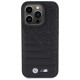 BMW Bi Pattern iPhone 15 Pro Case - Black