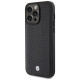 BMW Leather Diamond Pattern case for iPhone 15 Pro Max - black