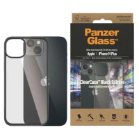 Panzerglass ClearCase antibacterial case for iPhone 14 Plus / 15 Plus - transparent and black