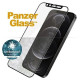 Panzerglass E2E Microfracture Antibacterial Glass with Swarovsky Crystal Camera Cover for iPhone 12/12 Pro - With Black Frame