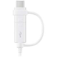 Samsung Combo EP-DG930DWEGWW Cable USB-A / micro USB - USB-C 1.5m - white