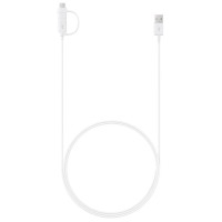 Samsung Combo EP-DG930DWEGWW Cable USB-A / micro USB - USB-C 1.5m - white