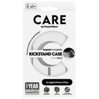 Panzerglass CARE by PanzerGlass Kickstand Case MagSafe for iPhone 15 Plus - silver
