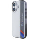 BMW Motosport IML Vertical Stripe iPhone 16 Plus Case - Gray