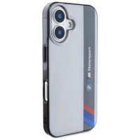 BMW Motosport IML Vertical Stripe iPhone 16 Plus Case - Gray