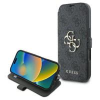 Guess 4G Metal Logo iPhone 16 Pro Max Case - Black