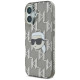 Karl Lagerfeld IML Karl Head Electroplated iPhone 16 Case - Black