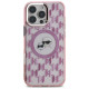 Karl Lagerfeld IML Monogram Karl & Choupette Head MagSafe Case for iPhone 16 Pro Max - Pink
