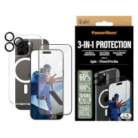 Panzerglass Bundle 3in1 iPhone 16 Pro Max 6.9" D3O Hardcase + Screen Protector UWF+ Lens B1294+2864+1284