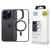 3Mk Protection 3mk Satin Armor MagCase with MagSafe for iPhone 15 Pro Max - Clear with Black Frame
