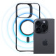 3Mk Protection 3mk Satin Armor MagCase with MagSafe for iPhone 15 Pro Max - Clear with Black Frame