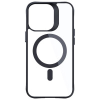 3Mk Protection 3mk Satin Armor MagCase with MagSafe for iPhone 15 Pro Max - Clear with Black Frame