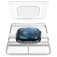 Spigen Elite Shield ”EZ FIT” Hybrid Glass 2-PACK for Apple Watch 10 (42MM) - Clear