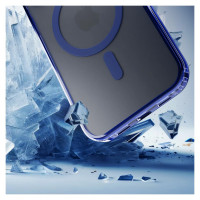3Mk Protection 3mk Frosty MagCase Blue Case for Apple iPhone 16 Pro - Transparent