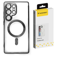 Wozinsky Electroplated Case with Magsafe for Samsung Galaxy S25 Ultra - Black