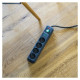 Brennenstuhl Eco-Line surge protector strip 4 sockets 1.5m 13.500A - black