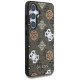 Guess 4G Printed Colored Peony Pattern MagSafe case for Samsung Galaxy S25 brown