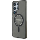 Guess Glitter Circle Classic Logo MagSafe case for Samsung Galaxy S25 Ultra black
