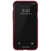 Adidas OR Molded PU Suede case for iPhone X / XS - burgundy