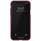 Adidas OR Molded PU Suede case for iPhone X / XS - burgundy
