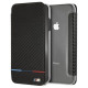 BMW Carbon Tricolor Stripe iPhone XS Max Case - Black