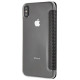 BMW Carbon Tricolor Stripe iPhone XS Max Case - Black