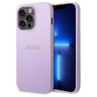 Guess Saffiano Strap Case for iPhone 14 Pro Max 6.7" - Purple