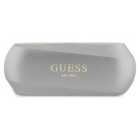Guess Elongated Metalic Printed Logo Bluetooth TWS Headphones + Docking Station - Gray