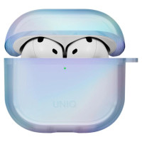 Uniq Iridescia case for AirPods 4 Hang Case - holo blue