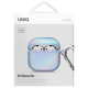 Uniq Iridescia case for AirPods 4 Hang Case - holo blue