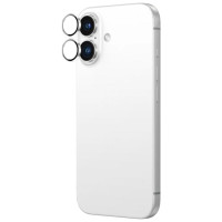 Amazingthing AR 2 Lens Glass Full Clear Tempered Glass for iPhone 16 / 16 Plus - Transparent